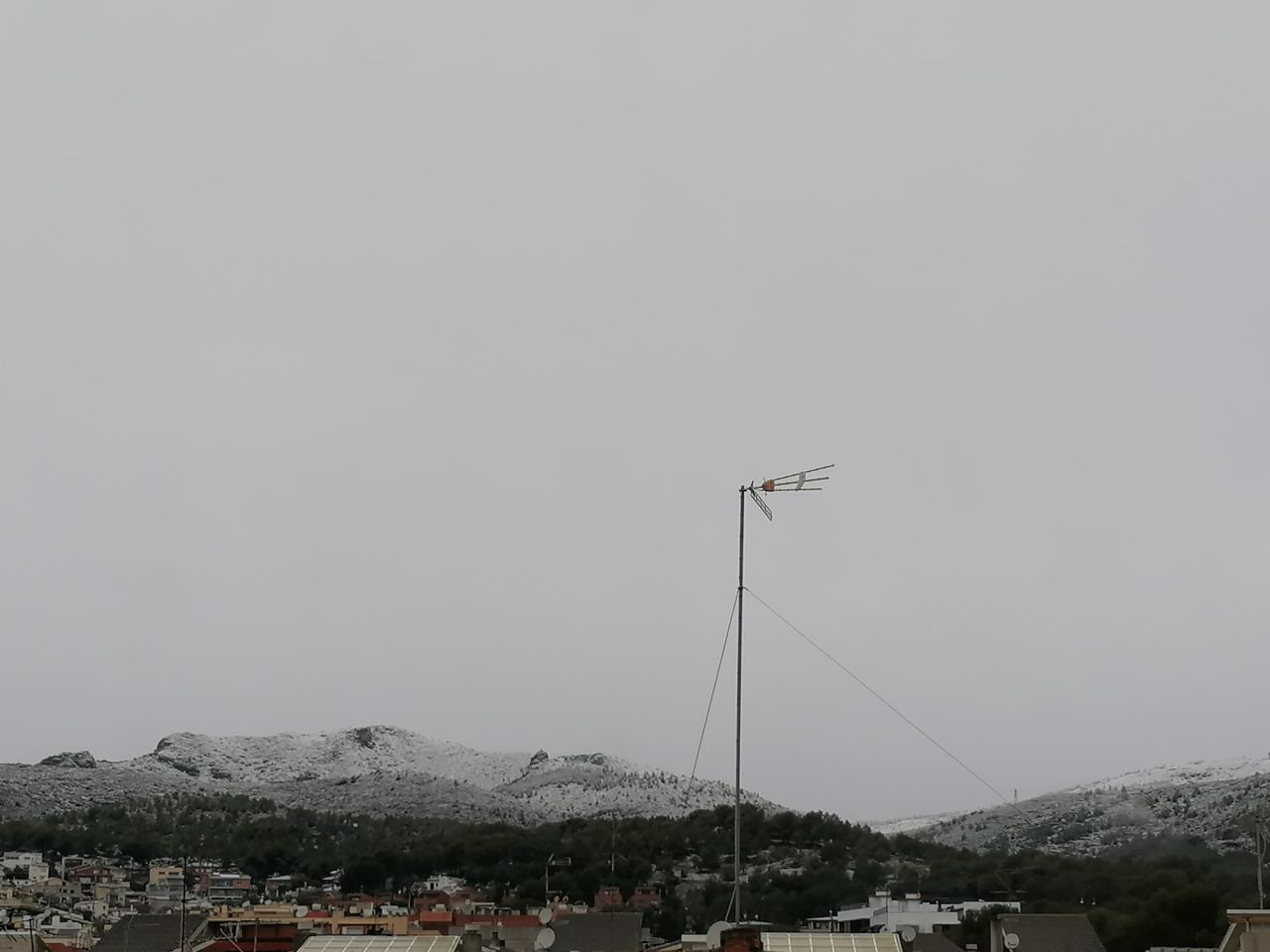 Vista desde Castelldefels, mirando al Garraf