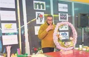 Jordi Abelló en medio de la lección magistral.