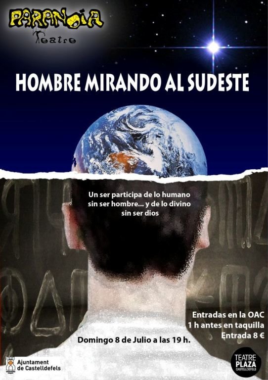 Paranoia Teatre presenta nuevo espectáculo: "Hombre mirando al sudeste"