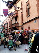 Imatge del Mercat de Nadal i Medieval que cada any té lloc a Viladecans