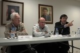 Jaume Sobrequés i Joaquim Colominas parlen sobre el reconeixement nacional de Catalunya trenta anys després de la transició.