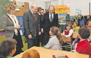 El President de la Generalitat y el alcalde de Viladecans inauguran la Escuela Miquel Martí i Pol