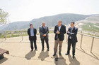 Visita a les obres de restauració d’una nova fase del dipòsit controlat de la Vall de Joan