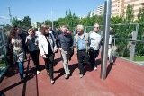 LA PASSAREL•LA QUE UNEIX ELS PARCS DE LES PLANES I CAN CLUSET S’OBRE AVUI AL TRÀNSIT DE VIANANTS I BICICLETES