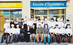 El xef Fermí Puig a l’Escola d’Hostaleria de Castelldefels