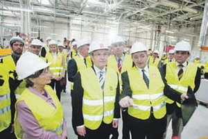 El President Montilla visita la planta de SEAT de Martorell