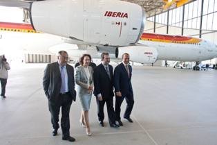 Inaugurat l'hangar d'Iberia, que donarà feina a 200 persones