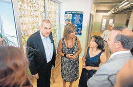 L’Alcaldessa Núria Marín i el Conseller Maragall visiten l’escola La Marina de l’Hospitalet