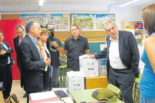 EL Conseller Maragall presenta en Cornellà las novedades del nuevo curso escolar