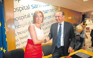 Carme Chacon visita Esplugues