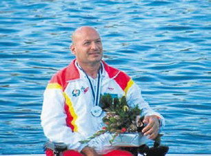 Antonio de Diego Álvarez, al podi del Mundial de Poznan.