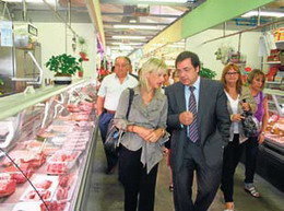 El Delegado del Gobierno Central visita Esplugues de Llobregat