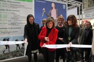 L’ALCALDESSA ASSISTEIX A LA INAUGURACIÓ DEL SALÓ DE SENDERISME TREK & WALK 