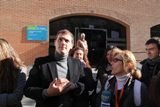 Albert Rivera fa campanya a l'Hospitalet