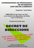 Can Massallera acull una xerrada sobre el Decret de Direccions
