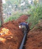 Dues obres al Taió permeten millorar la conducció de les aigües de pluja