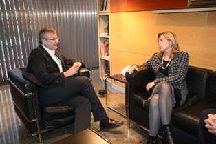 La Vicepresidenta Joana Ortega visita Gavà