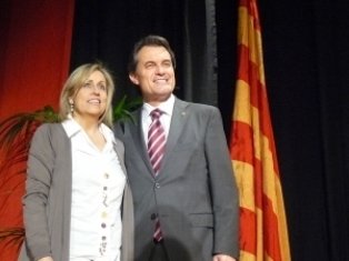 El President Mas presenta la candidata a l'alcaldia de Sant Feliu, Rosa Maria Martí