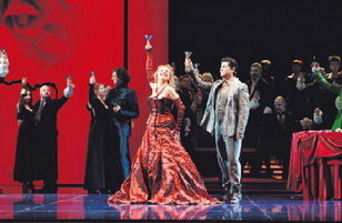 Representación de la ópera “La Traviata” en los cines de Can Castellet.