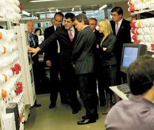 El President de la Generalitat, Artur Mas visita l’empresa UTC Fire and Security