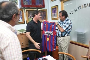 La Penya Blaugrana de Gavà homenatja a Xavi Pasqual