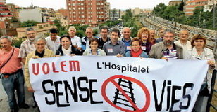 “L’Hospitalet Sense Vies” torna a demanar el soterrament de les vies