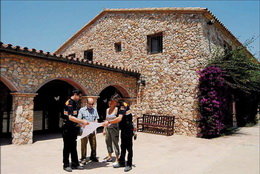  El regidor Costa a Cal Ganxo amb responsables de Medi Ambient i Protecció Civil.