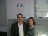 Enric Bosch i Montserrat Morante candidats de l’Hospitalet a la llista de CiU per les eleccions generals.