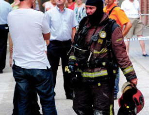 Incendi en un supermercat del Prat