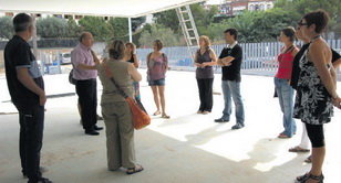 Visita a les noves instal·lacions del CEIP Mare de Déu de Montserrat