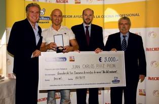Juan Carlos Ruiz Picón, mejor cocinero de menú de España