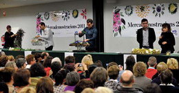 Mercabarna-flor presentó las últimas tendencias en arte floral navideño