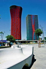 Imagen de la Plaza Europa en Hospitalet.