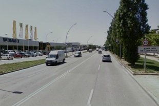 Corte de carretera