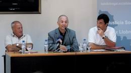 De izquierda a derecha,  Celso González, Jaume Bosch y José Ángel Carcelen.