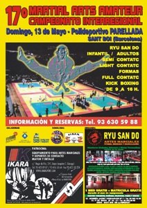 17º Martial Arts Amateur - Campeonato Interregional. Domingo, 13 de mayo