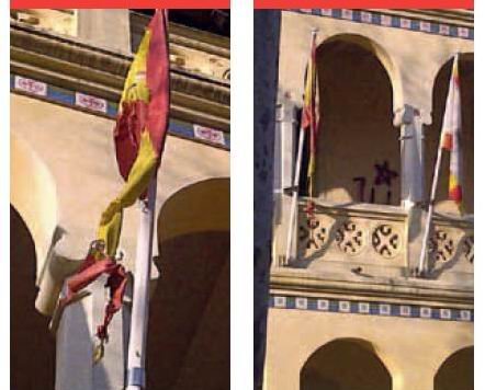 Queman la bandera española del Ayuntamiento de Begues