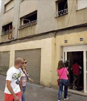 Incendio en una vivienda de la calle Nou