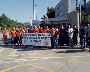 Comunicat de suport als treballadors de l’empresa Celsa