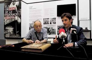 Un llibre històric de la Federació Obrera, salvat de les flames