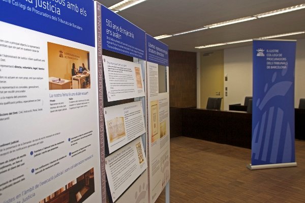 El Col·legi de Procuradors de Barcelona porta a L’Hospitalet de Llobregat una exposició sobre els seus 500 anys d’història