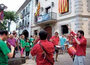 Proclamación de la independencia de Catalunya (en miniatura) celebrada el día 9 en Torrelles