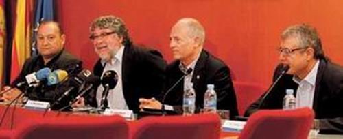 Los alcaldes de Cornellà, Viladecans, Sant Boi y Gavà
