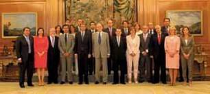 Castelldefels, representada  por el alcalde en la recepción del Rey Juan Carlos a la FEMP