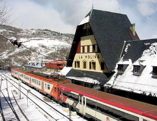 El Tren Blanco, de l’Hospitalet a La Molina