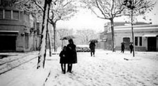 La ciutat recorda la gran nevada del 1962 amb fotografies i testimonis