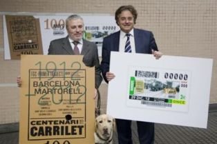 L´ONCE homenatja l´històric carrilet del Baix Llobregat
