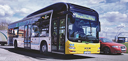 Nou autobús híbrid de Baixbus a les línies de Mohn, SL, donarà servei als municipis de la franja costanera del Baix Llobregat
