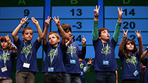 El primer concurs de càlcul mental de Catalunya hi participen 175 nens
