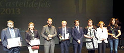 Joan Torné, Carles Benavent, Voluntariat Social i ARSAD, Premis Ciutat de Castelldefels 2013